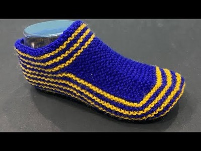 Easy and Beautiful Knitting Pattern For Ladies Socks.Slippers.Jutti.Jurab.Booties # 506