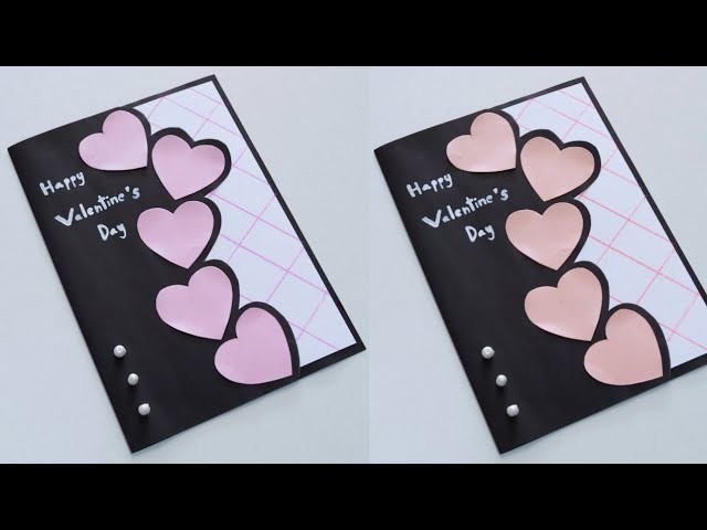 Easy and Beautiful Valentine's Day Card ❤️ | Valentine's Day Card | Handmade card | Paper Craft Idea