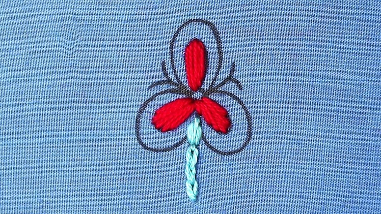 Easy and creative hand embroidery for beginners - amazing flower embroidery designs for dresses