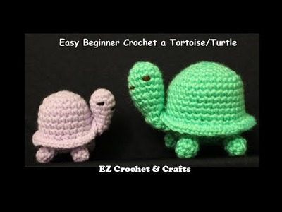 Easy Beginner Crochet a Tortoise.Turtle, Detailed Tutorial