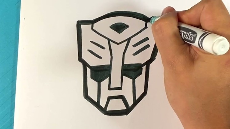 EASY How to Draw TRANSFORMERS LOGO
