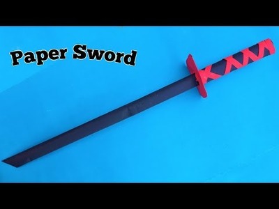 Easy Origami Paper Sword Step by Step.How to Make an Origami Paper Sword.Paper Ninja Sword Tutorial