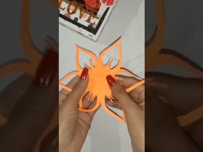 Easy????& simple paper FLOWER ????craft short tricks???????? || handmade paper craft ideas ???? #jubinnautiyal