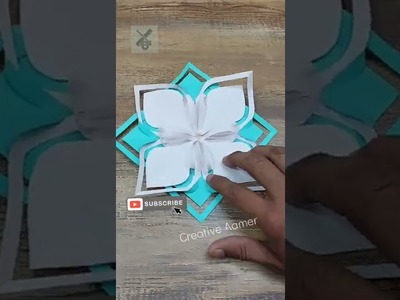 EASY & Unique Paper Flower | DIY Flower | DIY Craft | Paper Flower #shorts