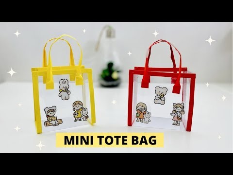 ????HANDMADE MINI TOTE BAG. DIY SMALL STORAGE BAG ❤️. How To Make Easy Mini Gift Bag #diy #craft