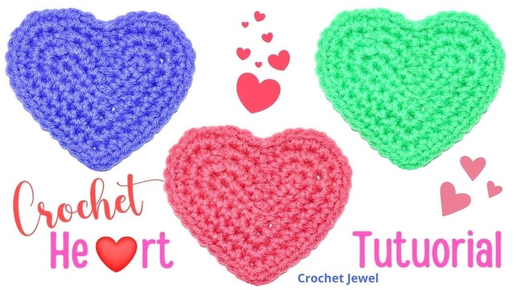 How to Crochet a Heart for Beginners Tutorial