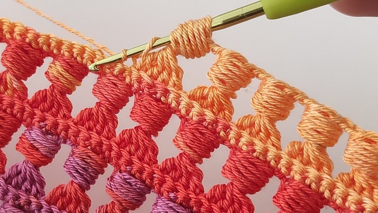How to Crochet Rectangular Shawl - Easy Crochet Shawl, Scarf Pattern For Beginners - Knitting Shawl