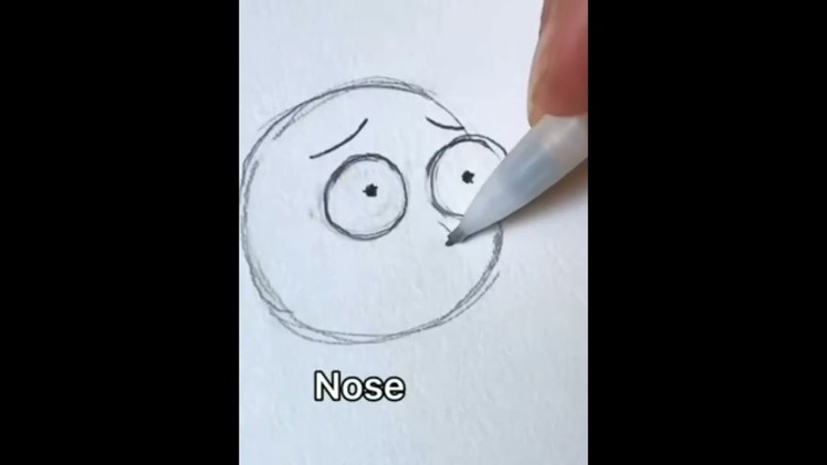 How to Draw Morty from Rick and Morty! Very Easy Tutorial! #shorts #trending