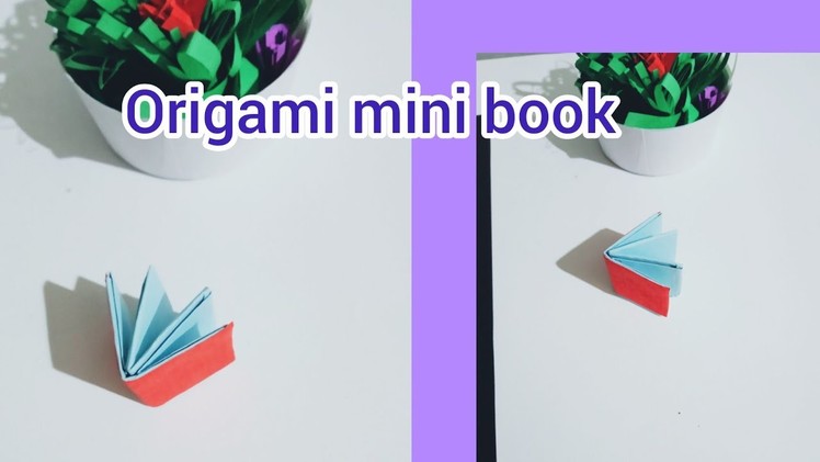 How to fold origami mini Book ll origami paper craft #shorts
