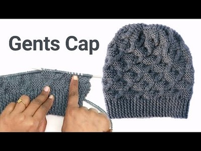 How to Knit Gents Cap | Gents cap kaise banaye | Knitting Gents Pattern