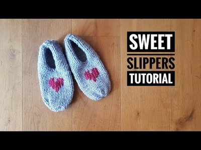 How to Loom Knit Sweet Slippers (DIY Tutorial)