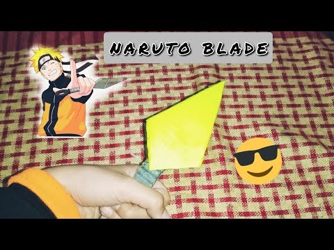 HOW TO MAKE A NINJA KNIFE (NARUTO KUNAI )????????????