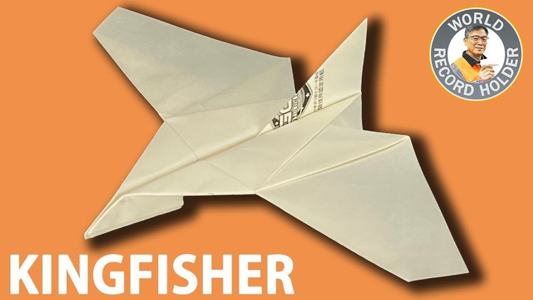How to make a Paper Airplane "KINGFISHER" [Tutorial] | Takuo Toda