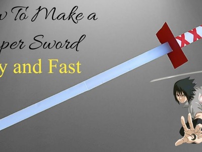 How To Make a Paper Sword | Japanese Katana Sword