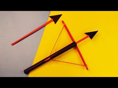 How To Make Easy Paper Bow and Arrow | DIY Crossbow