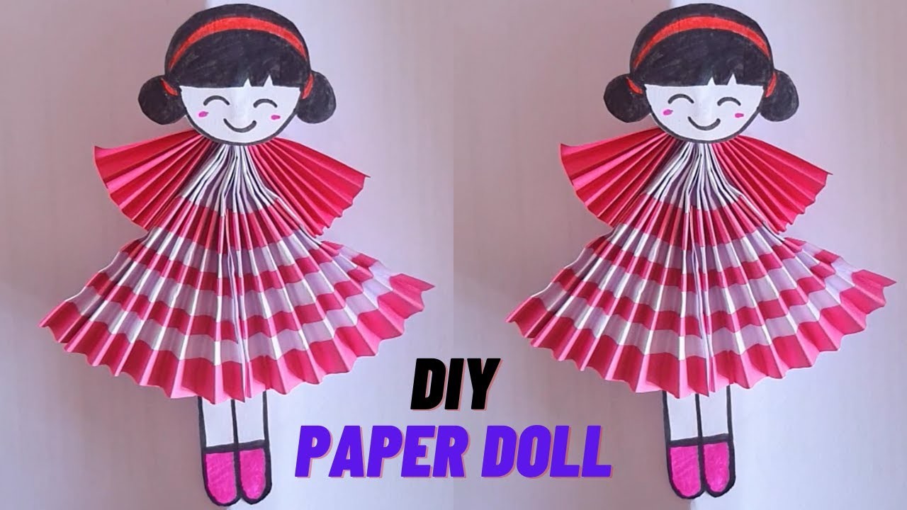 How To Make Easy Paper Doll Make Doll At Home Origami Doll