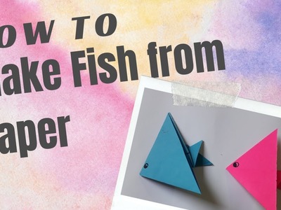 How to Make Fish from Paper | Paper Craft | Origami | Best Art and Craft Ideas | by @ArteniabyHina