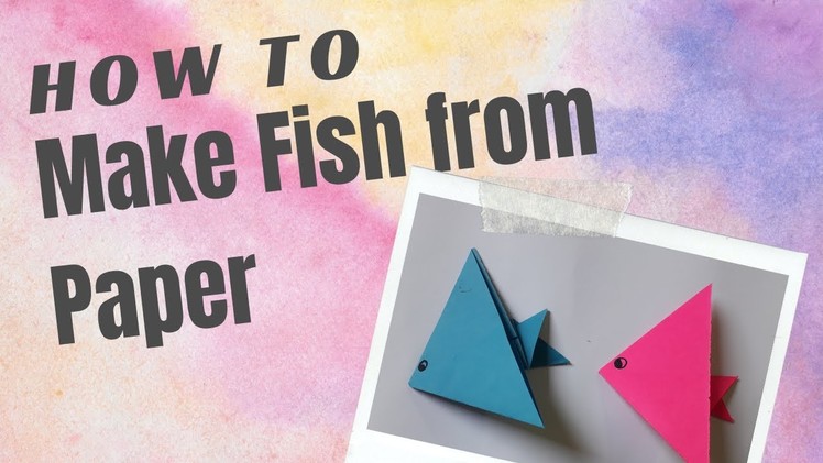 How to Make Fish from Paper | Paper Craft | Origami | Best Art and Craft Ideas | by @ArteniabyHina