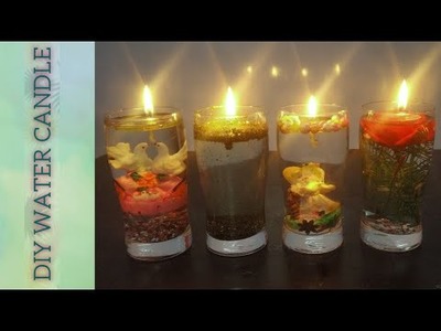 How to Make Water Candle in Simple Way| DIY Water Candle at Home|Floating Candle Idea|Harshic Ideas