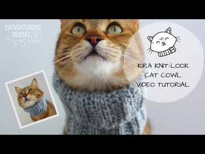 Kira Knit-look Cat Cowl - Catventurous Crochet