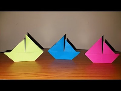 Origami Sailboat ⛵ || Easy Paper Craft for Kids