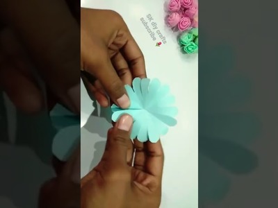 Paper crafts making flowers ???? use paper sticky notes ???????? subscribe my channel ????