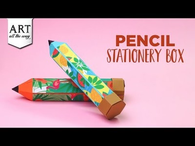 Pencil Stationary Box | DIY Paper Crafts | Creative Desk Organizers | Back to school Ideas | Decors