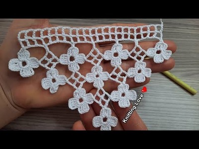 PERFECT ???? Beautiful Flower Crochet Pattern * Knitting Online Tutorial for beginners Tığ işi örgü