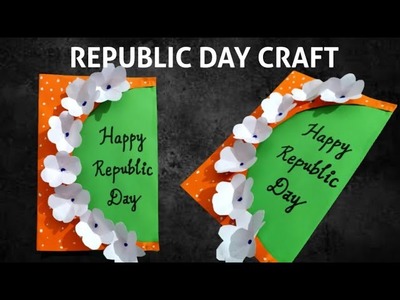 Republic day craft | How to make republic day greeting card | handmade greeting card easy|#shorts