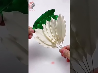 Ribbon making beautiful flower