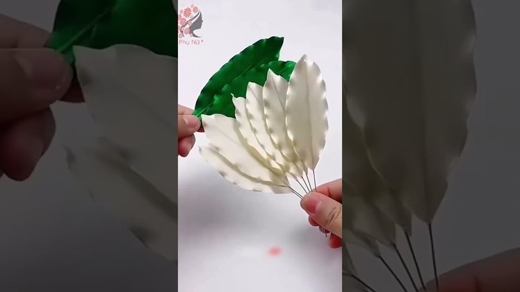 Ribbon making beautiful flower