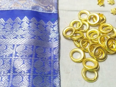 Saree Kuchu #601 saree kuchu design !! easy & quick grand bridal saree kuchu new design using beads