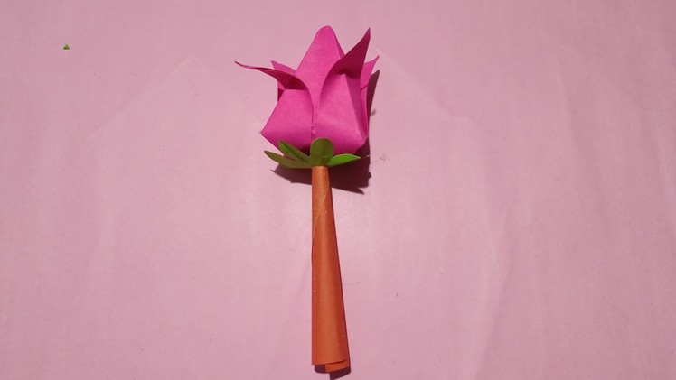#shorts DIY - How to Make Paper Flowers | Origami Lotus Flower | Paper Lotus Flower