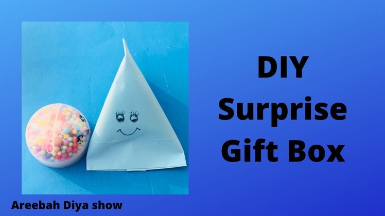 #Shorts I DIY Surprise Gift Box I Gift Box With Paper I Origami Videos  Areebah Diya Show
