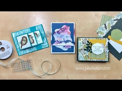Stampin' Up! Awesome Otters Waterfall Card + 2 More Cards ~ 1.20.22 Thursday Night Stamp Therapy