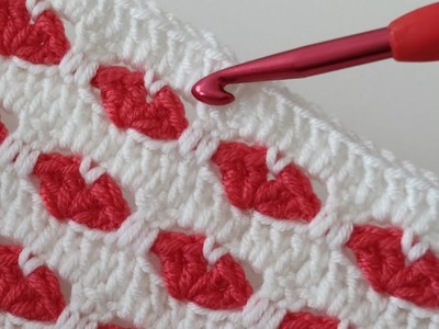 ❤️ Super Easy Crochet for Beginners February 14 Valentine's Day Blanket Pattern | LOVE Blanket