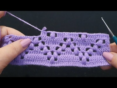 Super Easy Crochet knitting baby blanket örgü yelek model