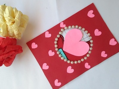 Valentine's Day Card Ideas| Valentine's Day Greeting card Idea | #shorts #kidocrafts #ytshorts