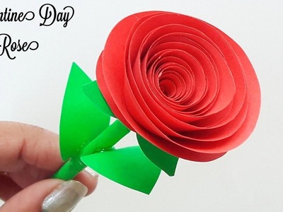 Valentine's Day Rose???? For Boyfriend • Valentine day gift ideas 2022 • How to make paper rose at home