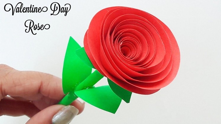 Valentine's Day Rose???? For Boyfriend • Valentine day gift ideas 2022 • How to make paper rose at home