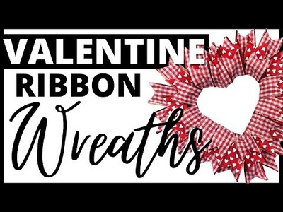 Valentines Day Ribbon Wreaths