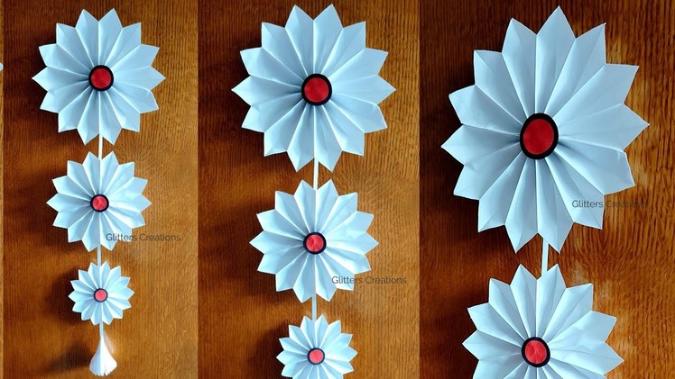 White Paper Craft ideas (2022). Easy & Beautiful Wall Hanging. ROOM DECOR