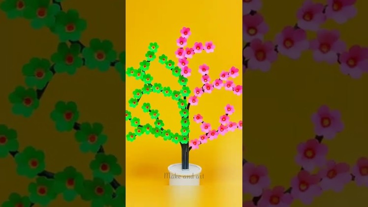Wow amazing paper flower vase | DIY paper flowers | paper crafts | #short