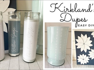 3 Kirkland’s Inspired Home Decor Diys