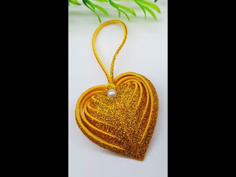 3D Heart Making Ideas | Valentine's Decoration Ideas | DIY Crafts #shorts
