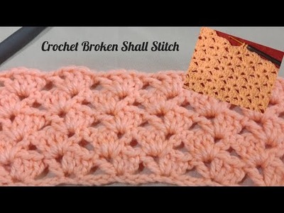 Crochet Broken Shell Stitch #crochet pattern for #shawl || #crochet cardigan #friendly beginners