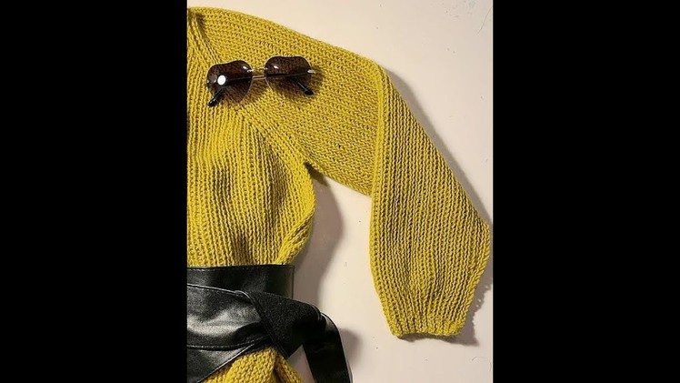 Crochet stockinette stitch - maglia rasata uncinetto