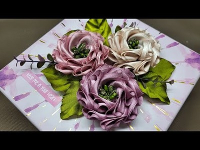 D.I.Y. New Design -Satin Ribbon Flower (Valentine's Day Special )