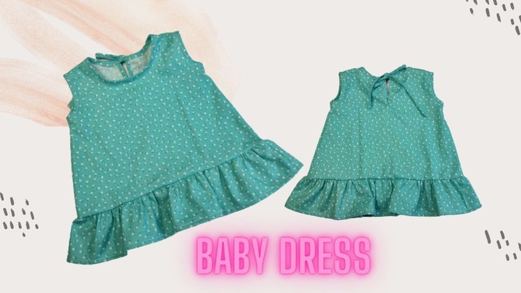 DIY 3-6 Months Baby Frock | Baby Dress | Cutting and Stitching | Sewing Tutorial