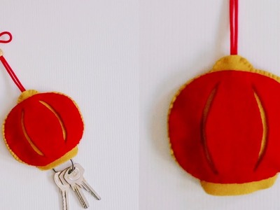 DIY Key Cover | Felt Chinese Lantern